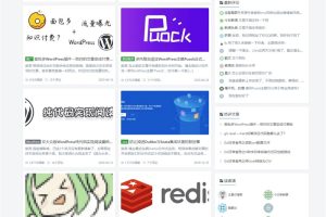 高颜值自适应博客主题Puock WordPress主题