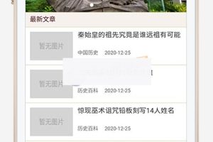 (PC+WAP)历史古典古籍文章资讯类pbootcms模板 宽屏大气复古资讯网站源码下载