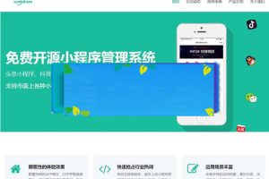 迅睿微信抖音小程序生成管理系统 V1.0开源