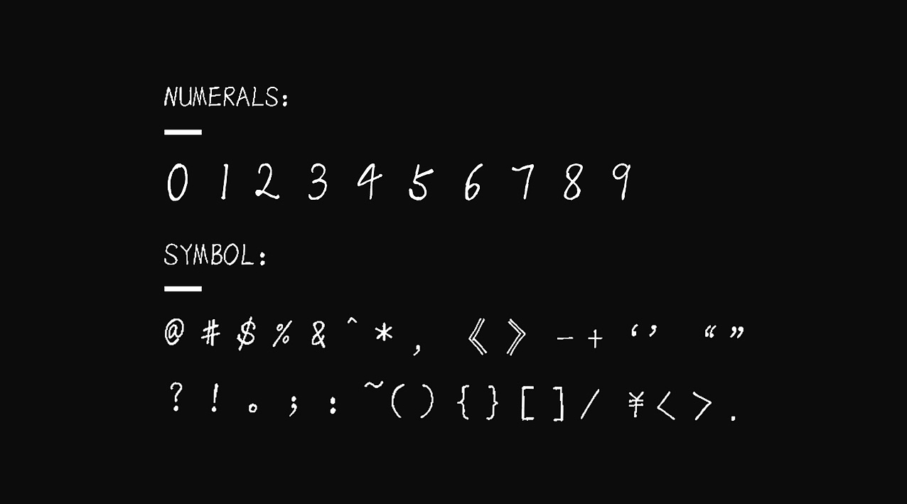 免费商用字体_ZhiyongWrite（智勇手书英文体）