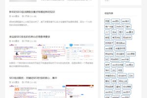 SEO博客优化网站源码 响应式SEO教程资讯类网站织梦模板 自适应手机版